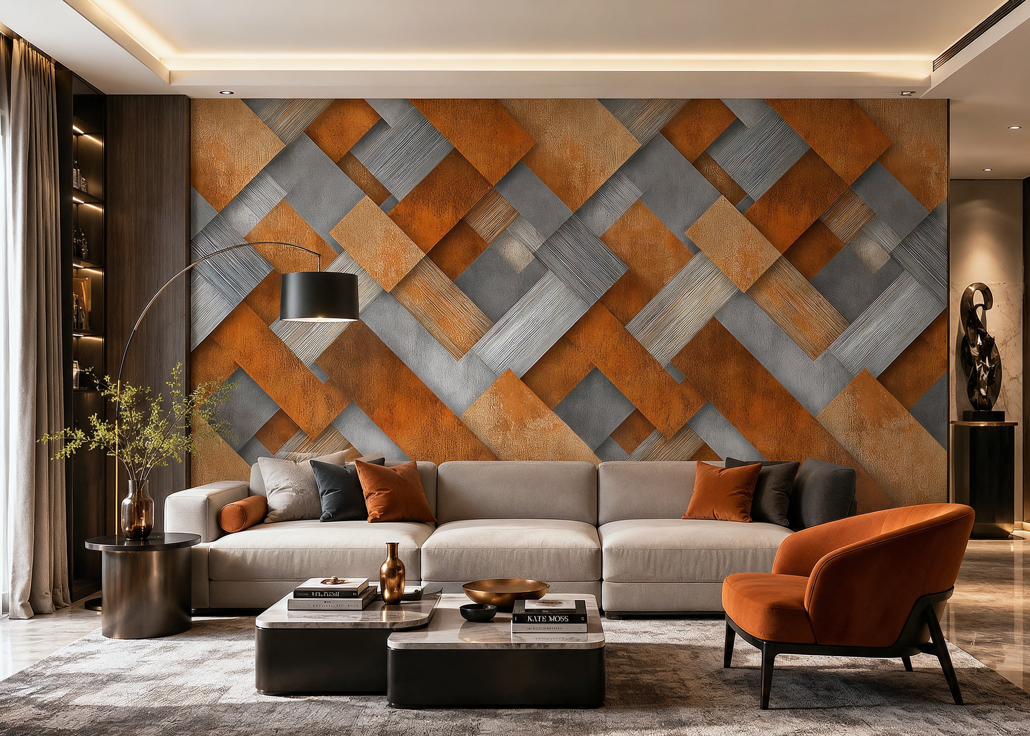 Interlock | Abstract Series Wall Mural