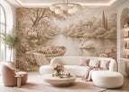 Rose Lake | Botanical Series Wall Mural