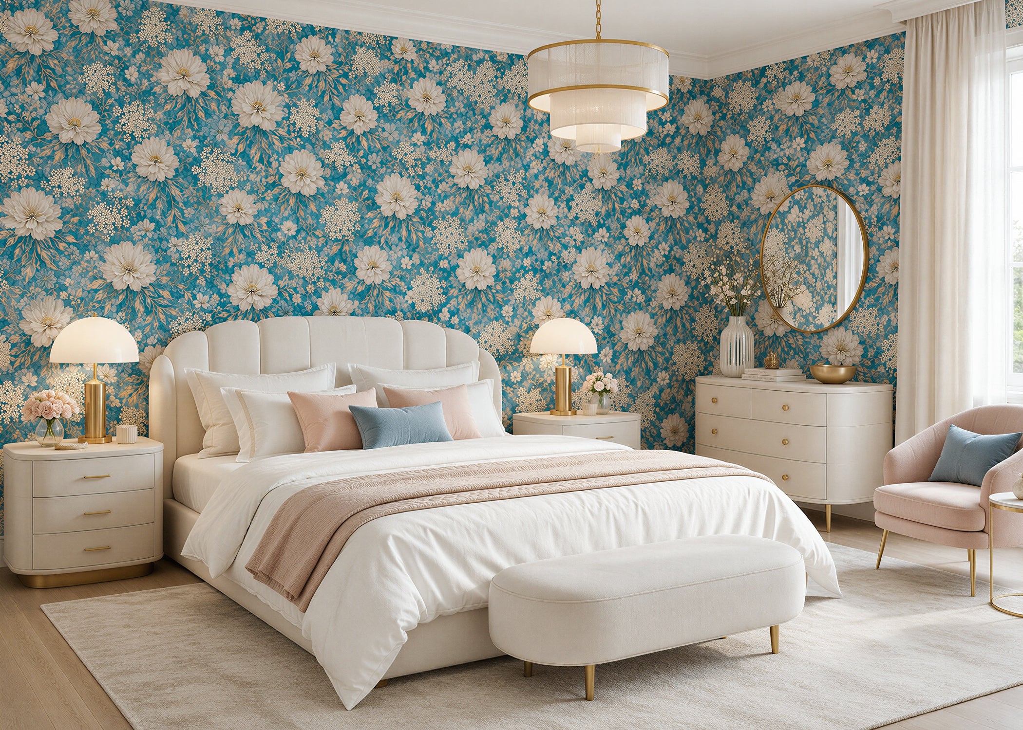 Ivory Bloom | Botanical Series Wall Mural