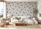 Blue Bloom | Botanical Series Wall Mural