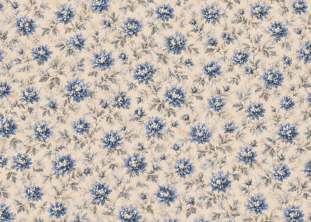 Blue Bloom | Botanical Series Wall Mural