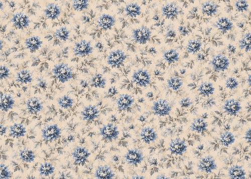 Blue Bloom | Botanical Series Wall Mural