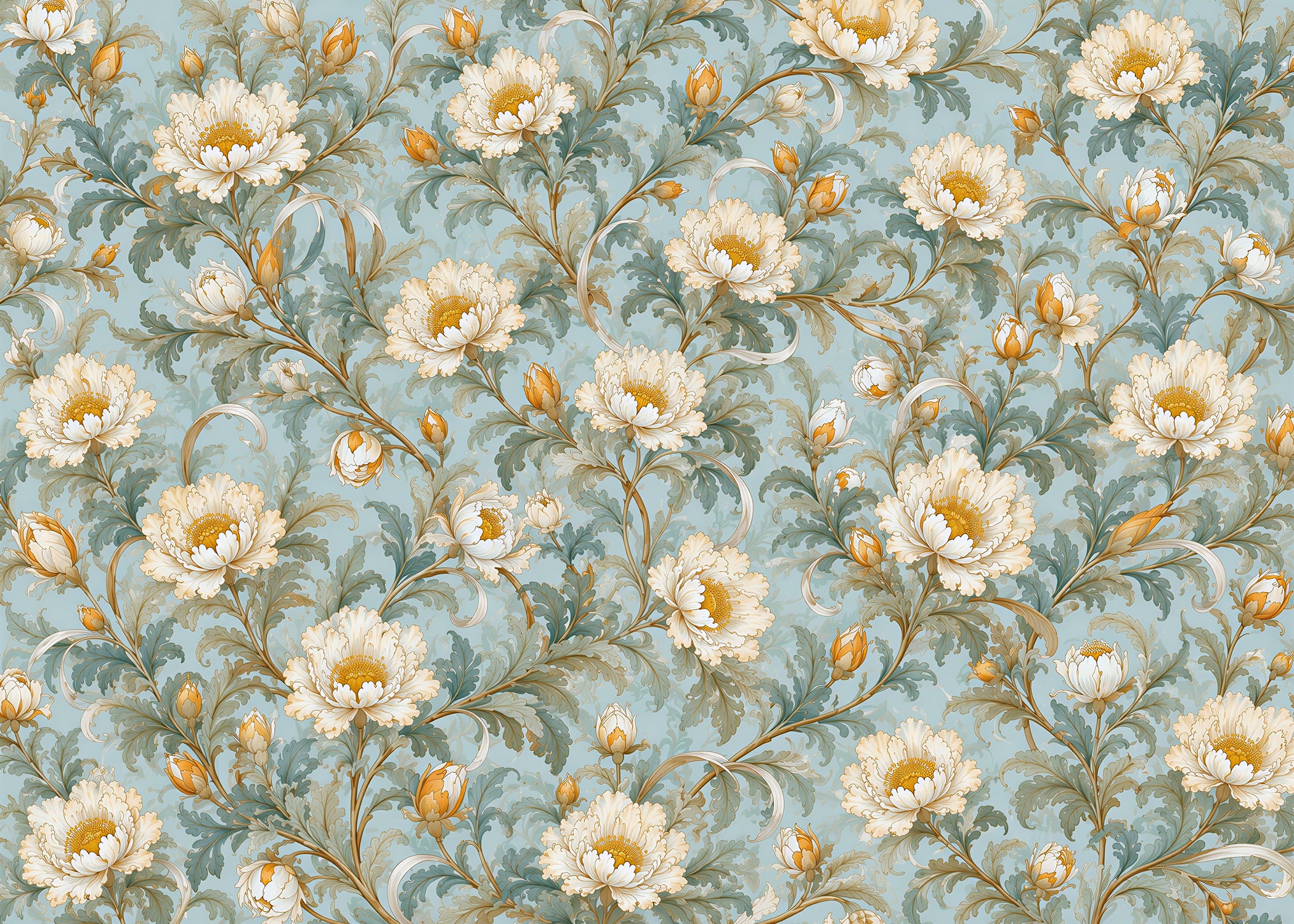 Marigold | Botanical Series Wall Mural