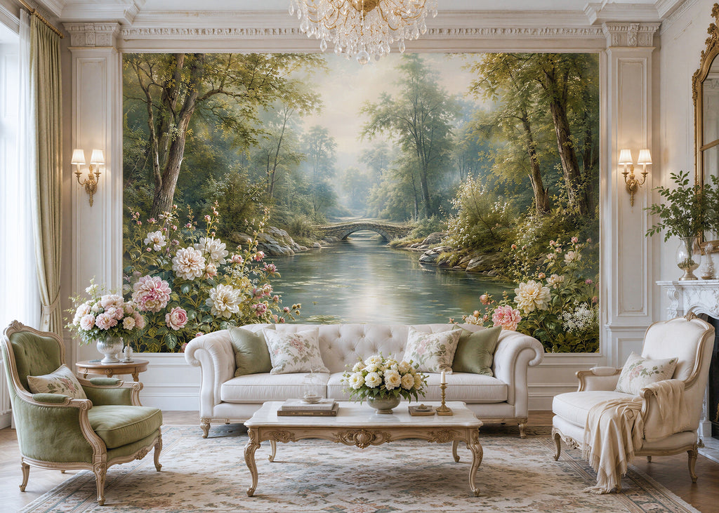 Azure Garden | Botanical Series Wall Mural
