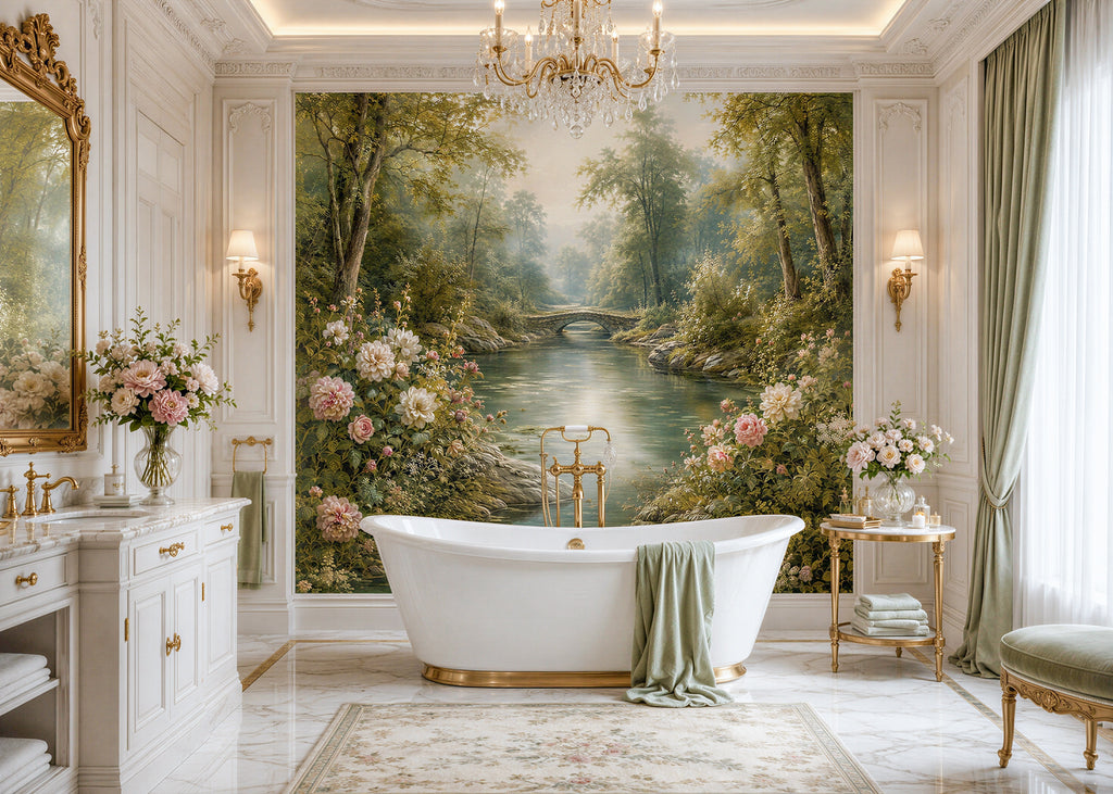Azure Garden | Botanical Series Wall Mural
