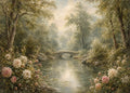 Azure Garden | Botanical Series Wall Mural