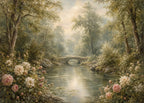 Azure Garden | Botanical Series Wall Mural