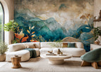 Gild Wave | Botanical Series Wall Mural
