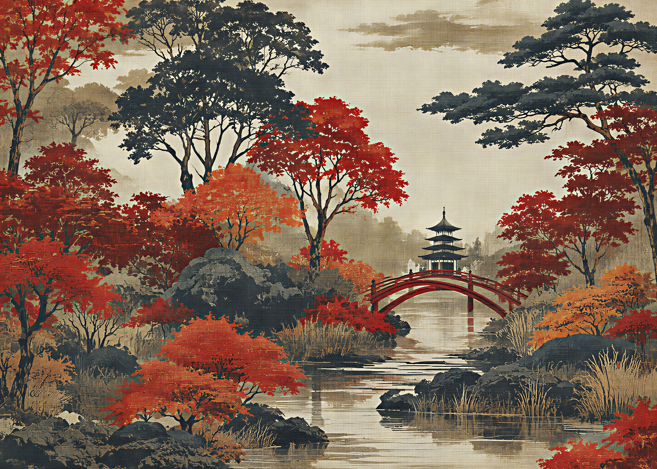 Karesansui | Chinoserie Series Wall Mural