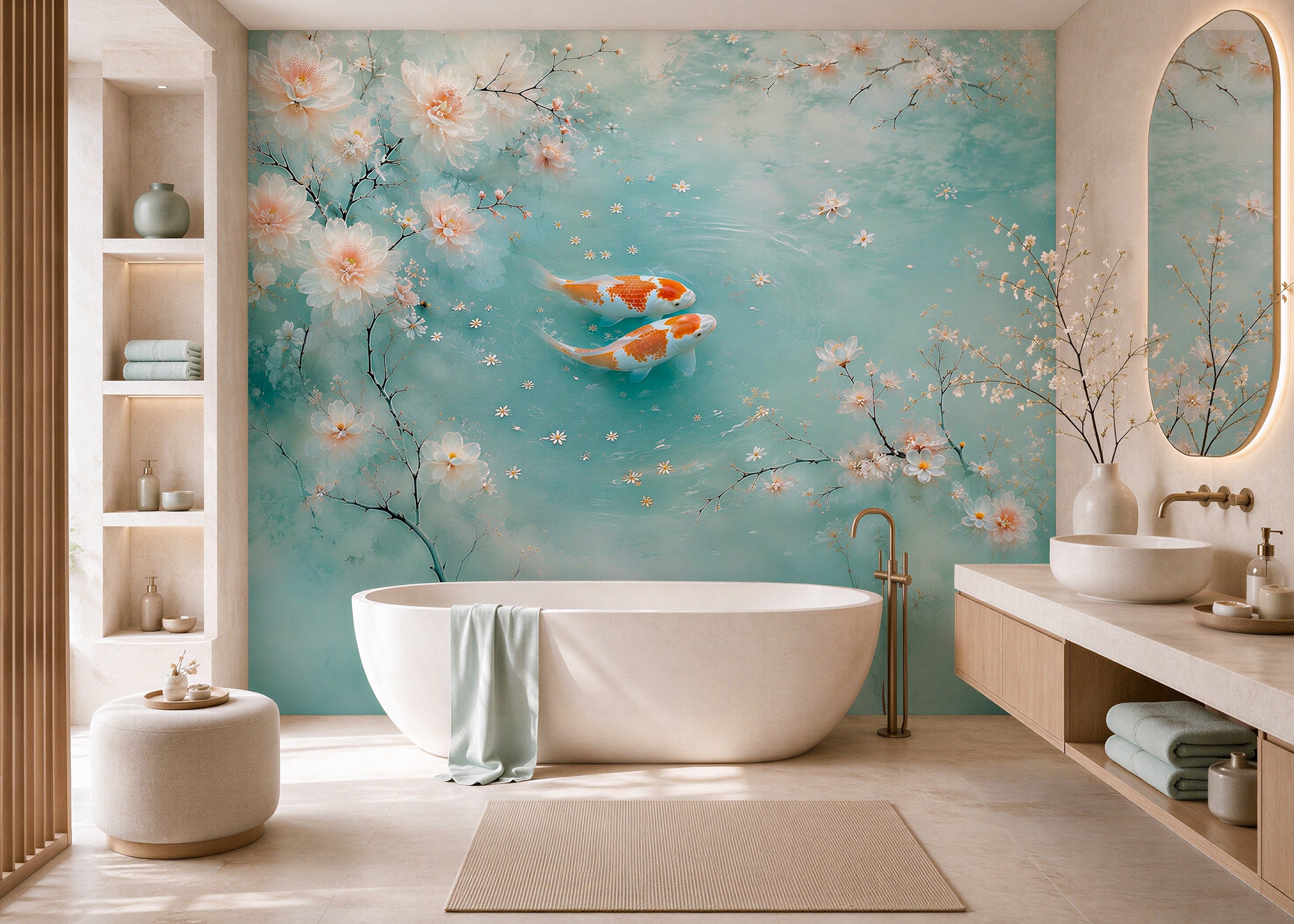 Bloom Veil | Chinoserie Series Wall Mural