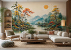 Sun Heaven | Chinoserie Series Wall Mural