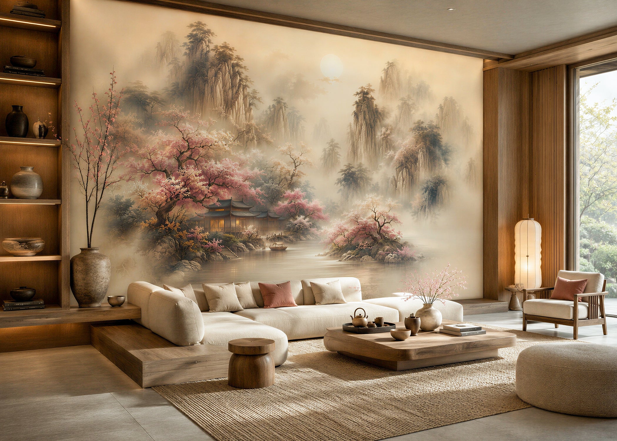 Seren Fall | Chinoserie Series Wall Mural
