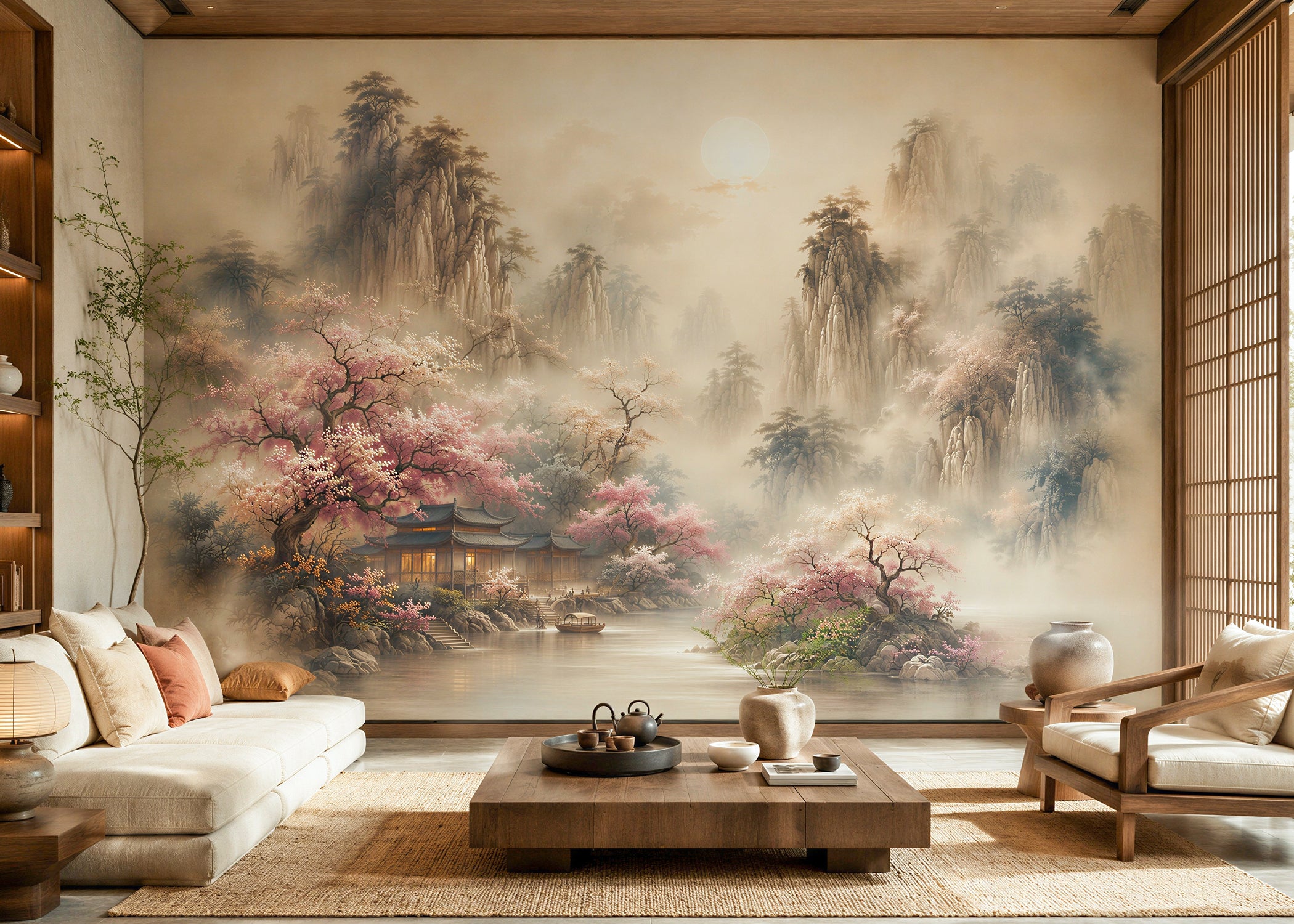 Seren Fall | Chinoserie Series Wall Mural