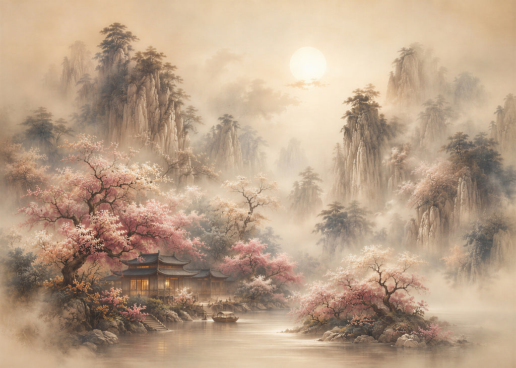 Seren Fall | Chinoserie Series Wall Mural