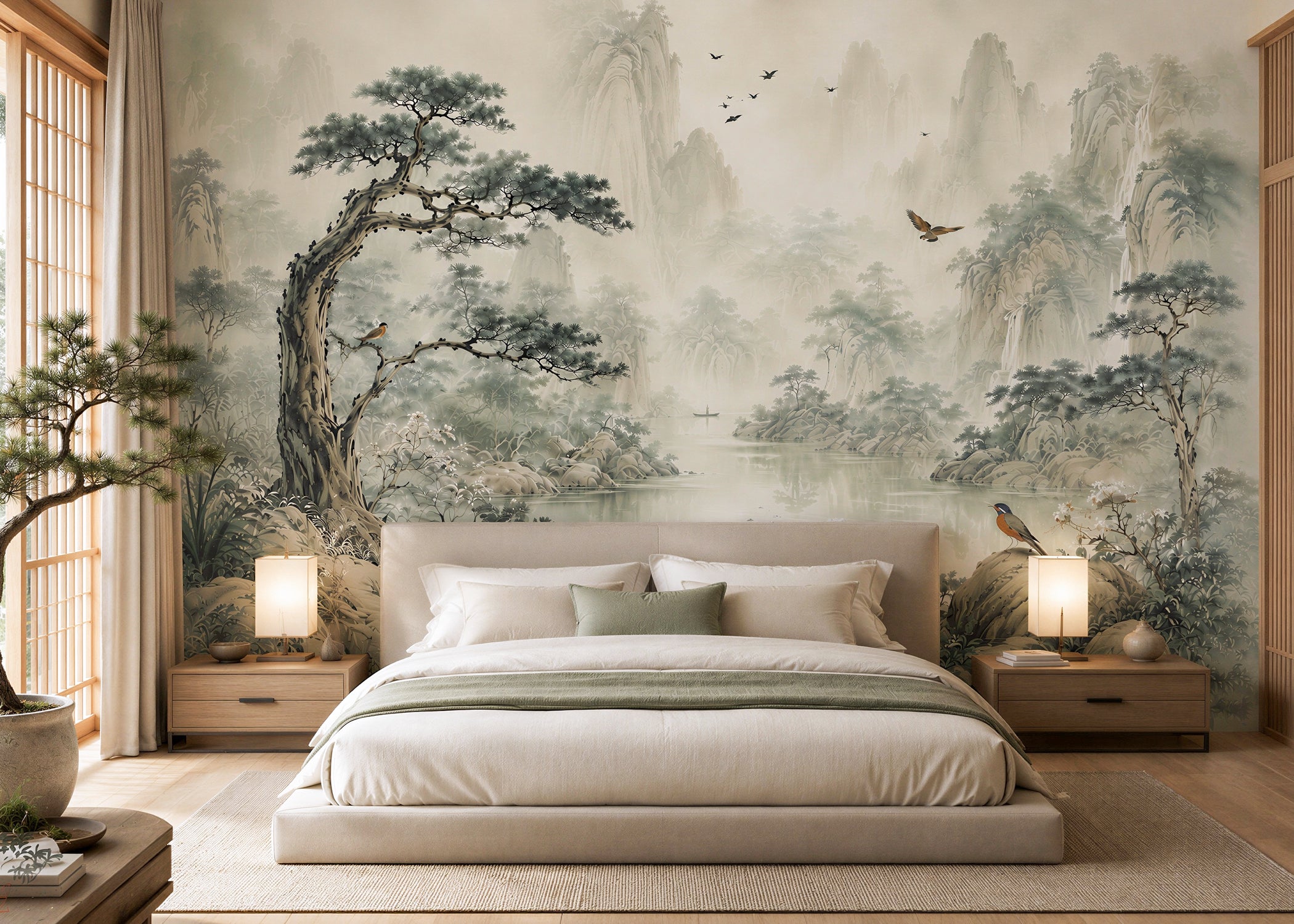 Aether Lake | Chinoserie Series Wall Mural