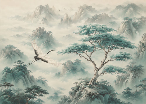 Cloudspire | Chinoserie Series Wall Mural