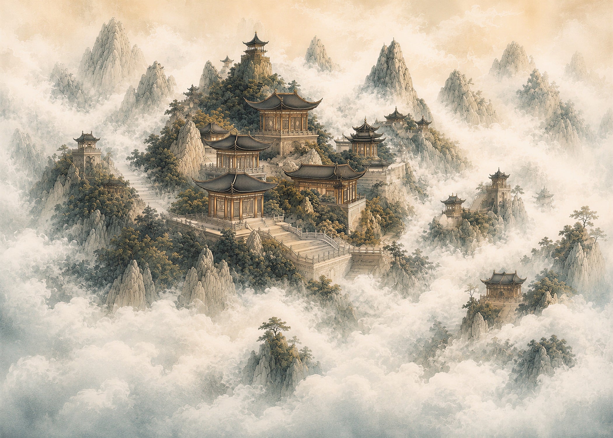 Cranelore | Chinoserie Series Wall Mural