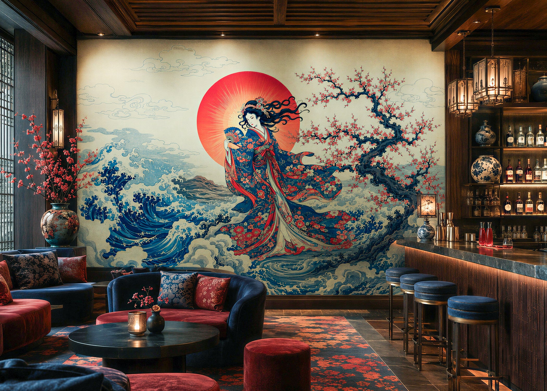 Akarui | Chinoserie Series Wall Mural