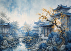 Blue Haven | Chinoserie Series Wall Mural