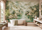 Jade Fall | Chinoserie Series Wall Mural