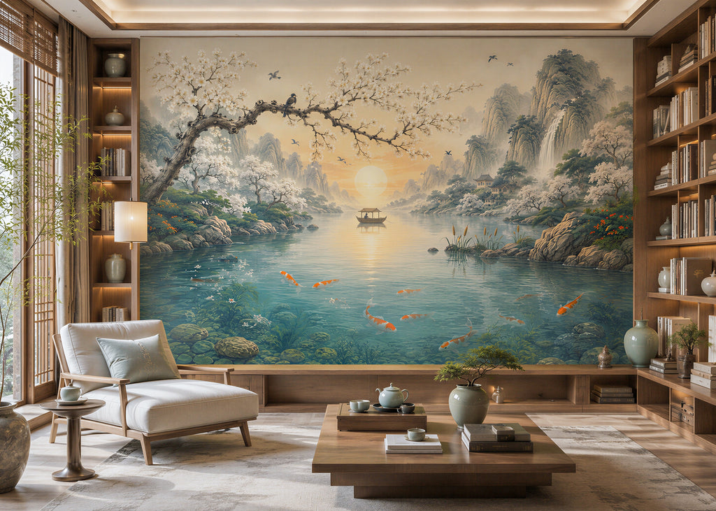 Everspring | Chinoserie Series Wall Mural