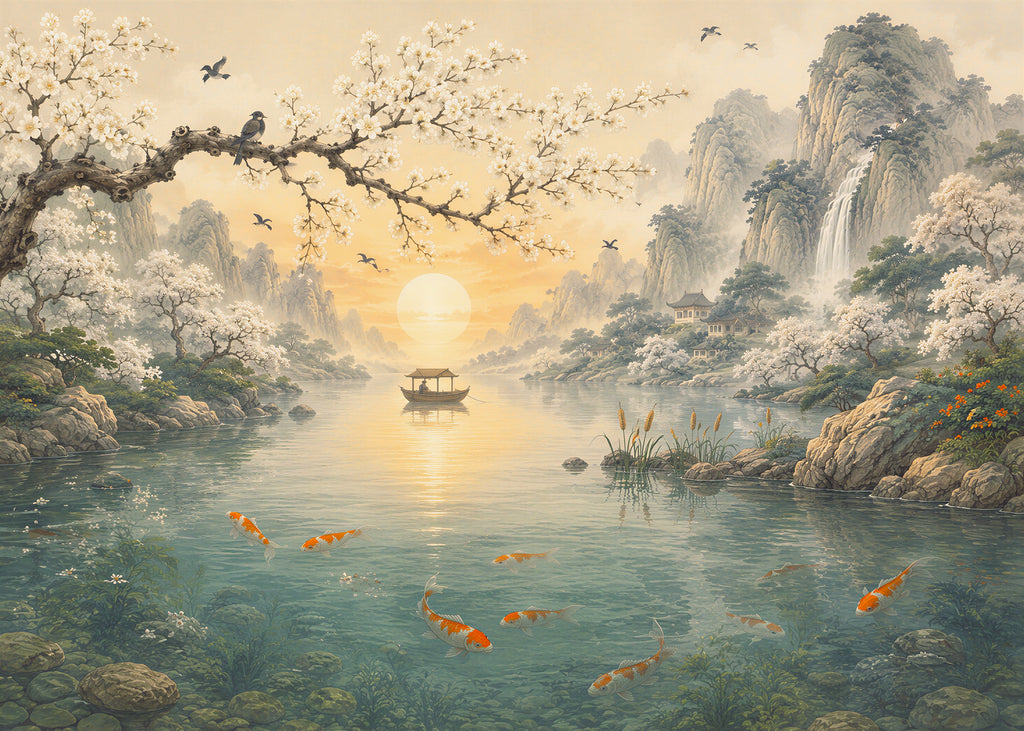 Everspring | Chinoserie Series Wall Mural