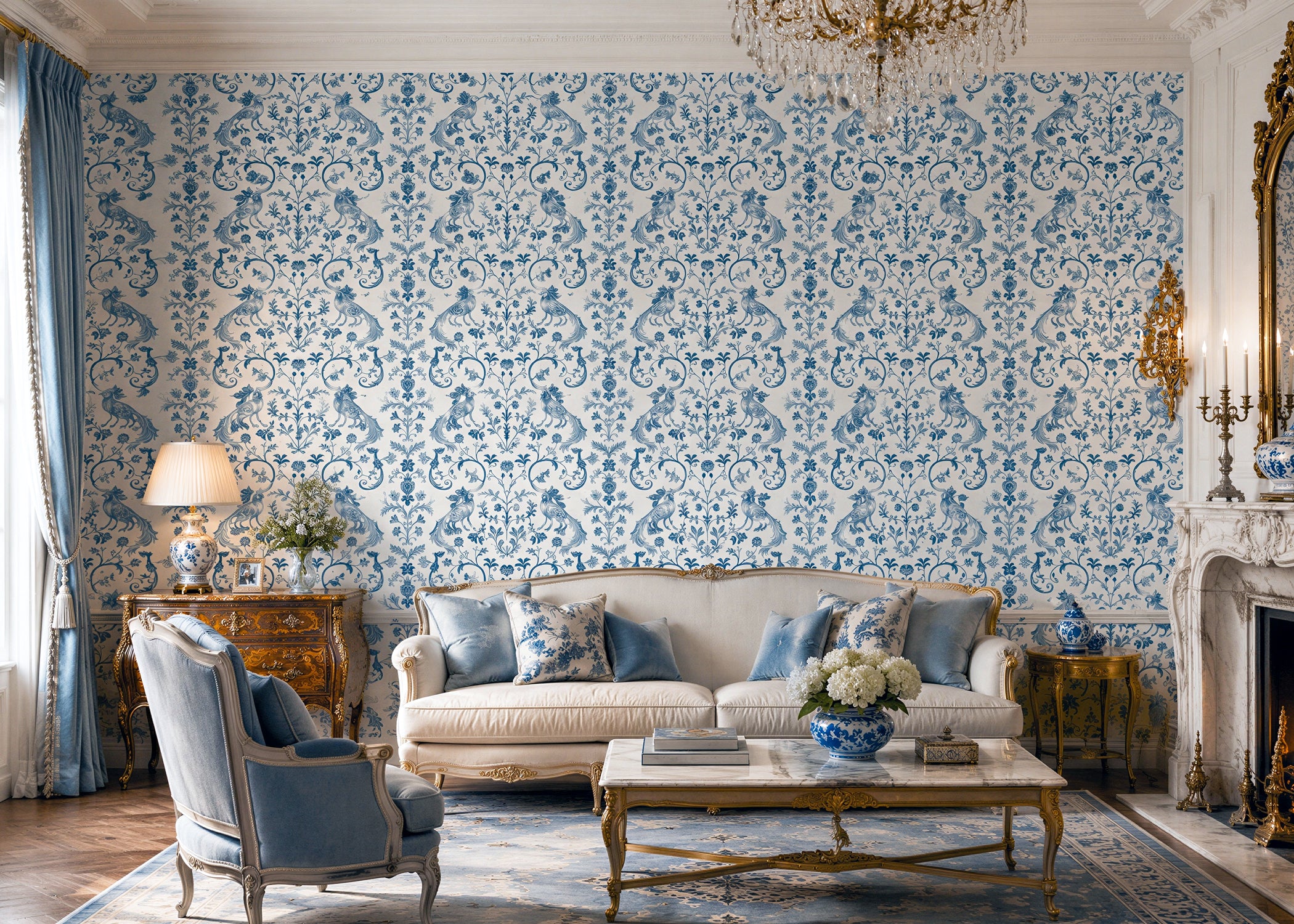 Aviary | Damaska Series Wall Mural