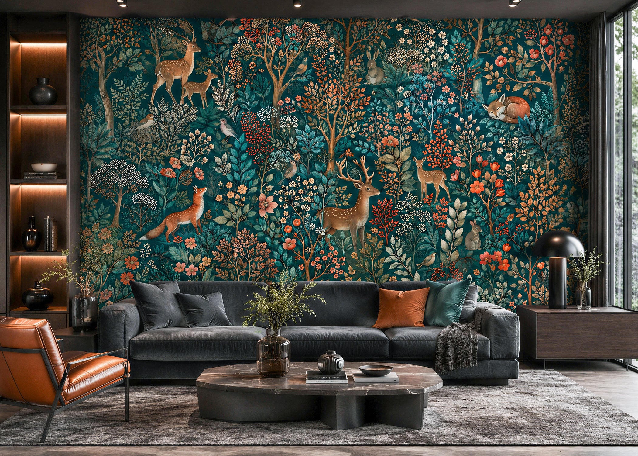 Brindle Wood | Fauna Series Wall Mural