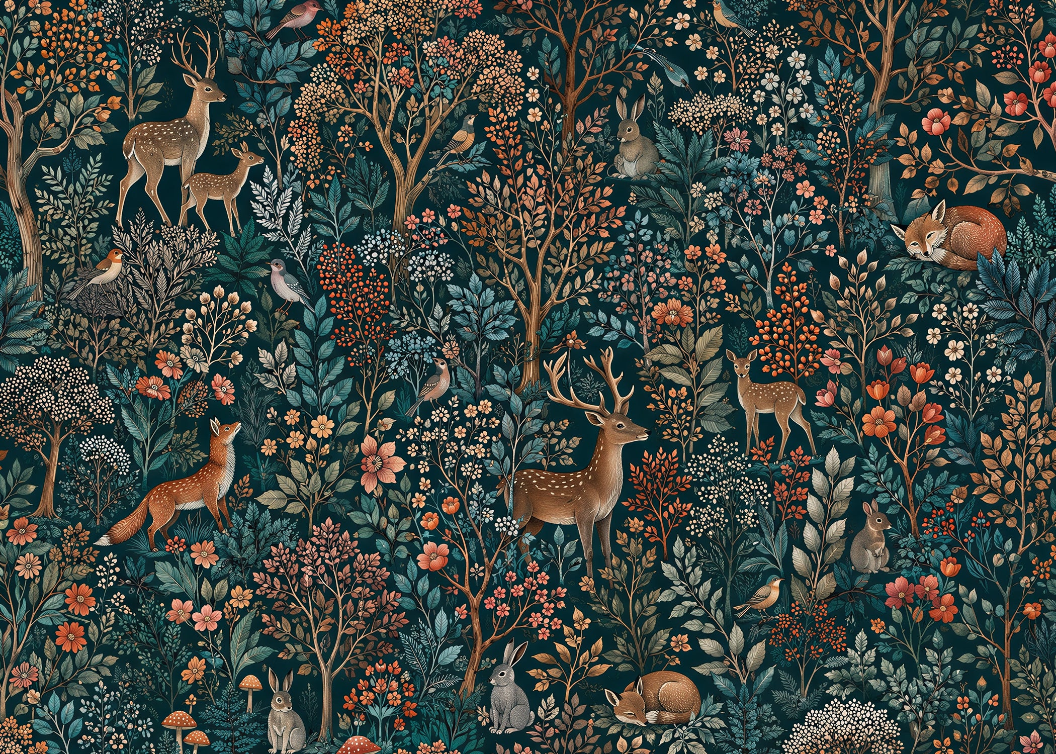 Brindle Wood | Fauna Series Wall Mural