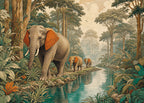 Riverborn | Fauna Series Wall Mural