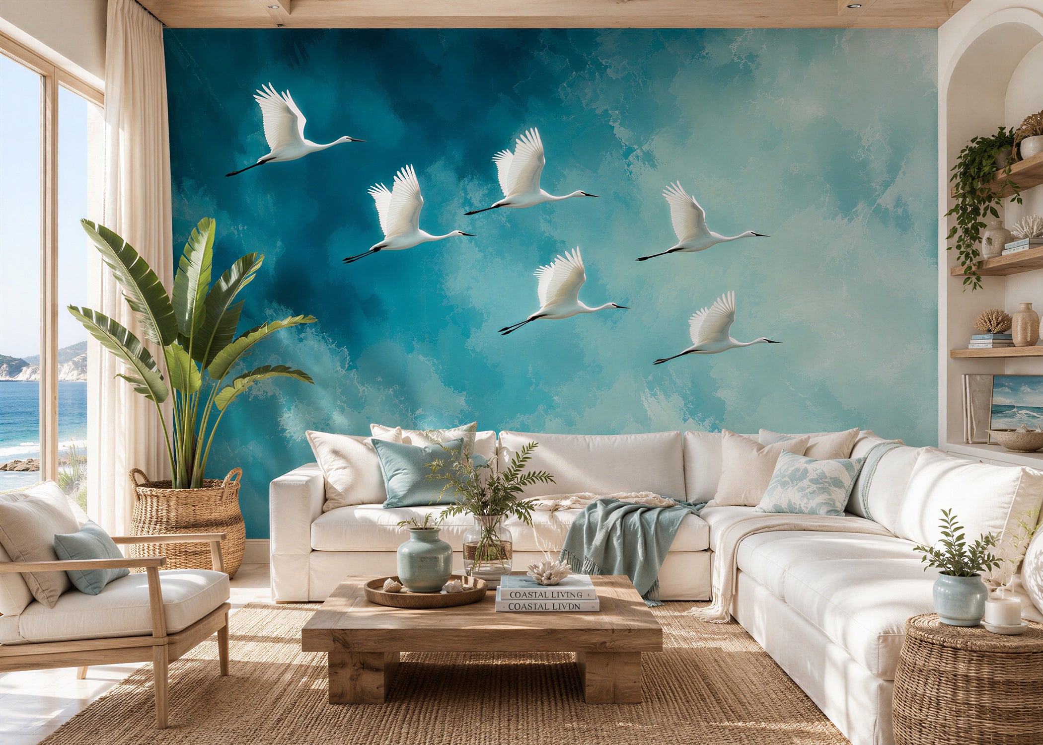 Egretta | Fauna Series Wall Mural