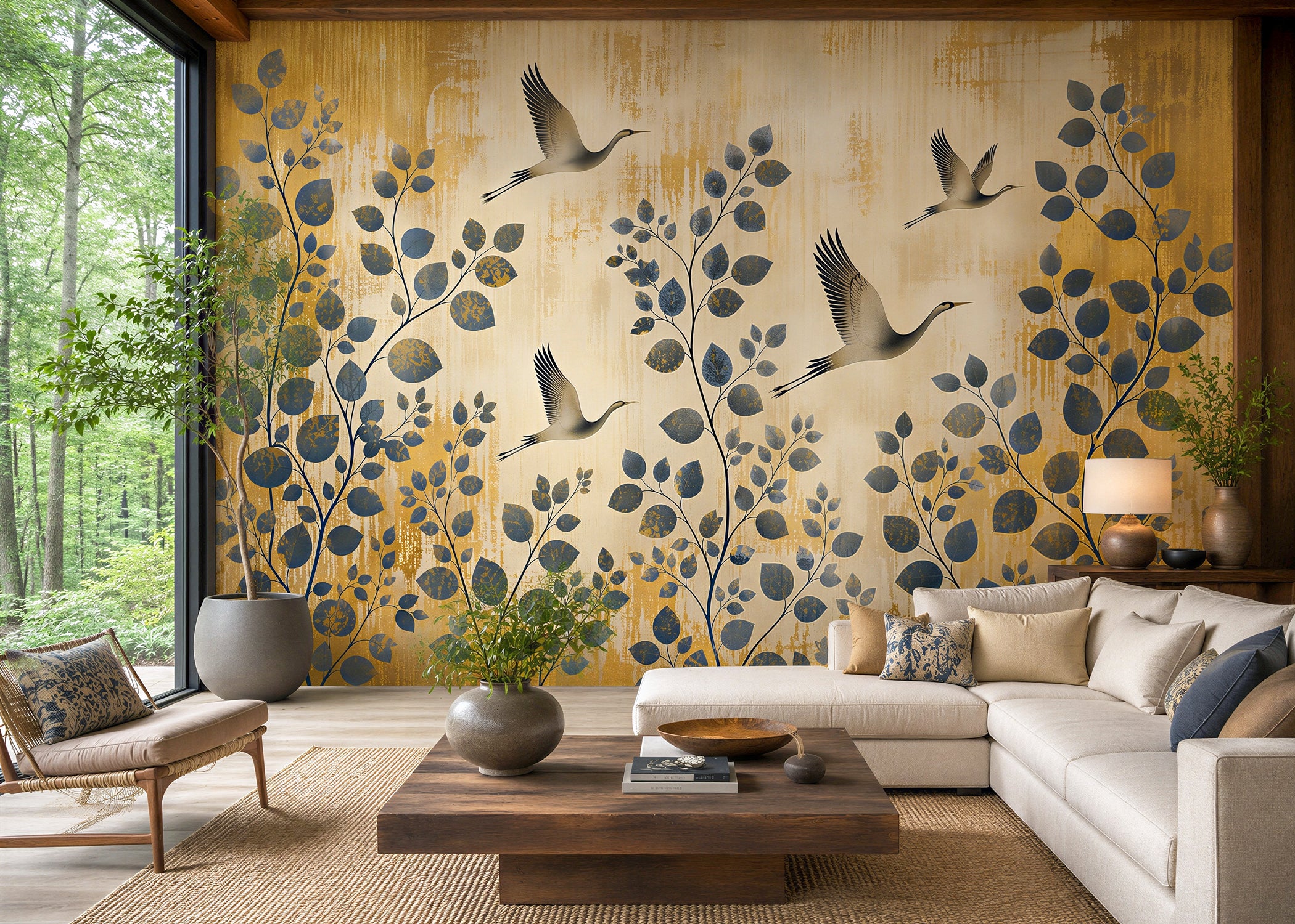 Heronique | Fauna Series Wall Mural