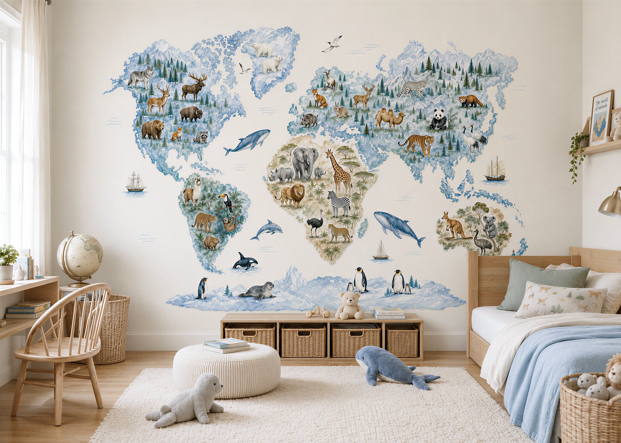 Animap | Kids Series Wall Mural