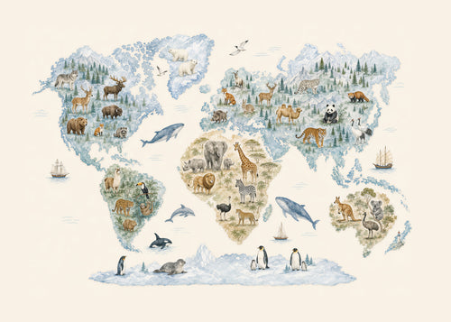 Animap | Kids Series Wall Mural