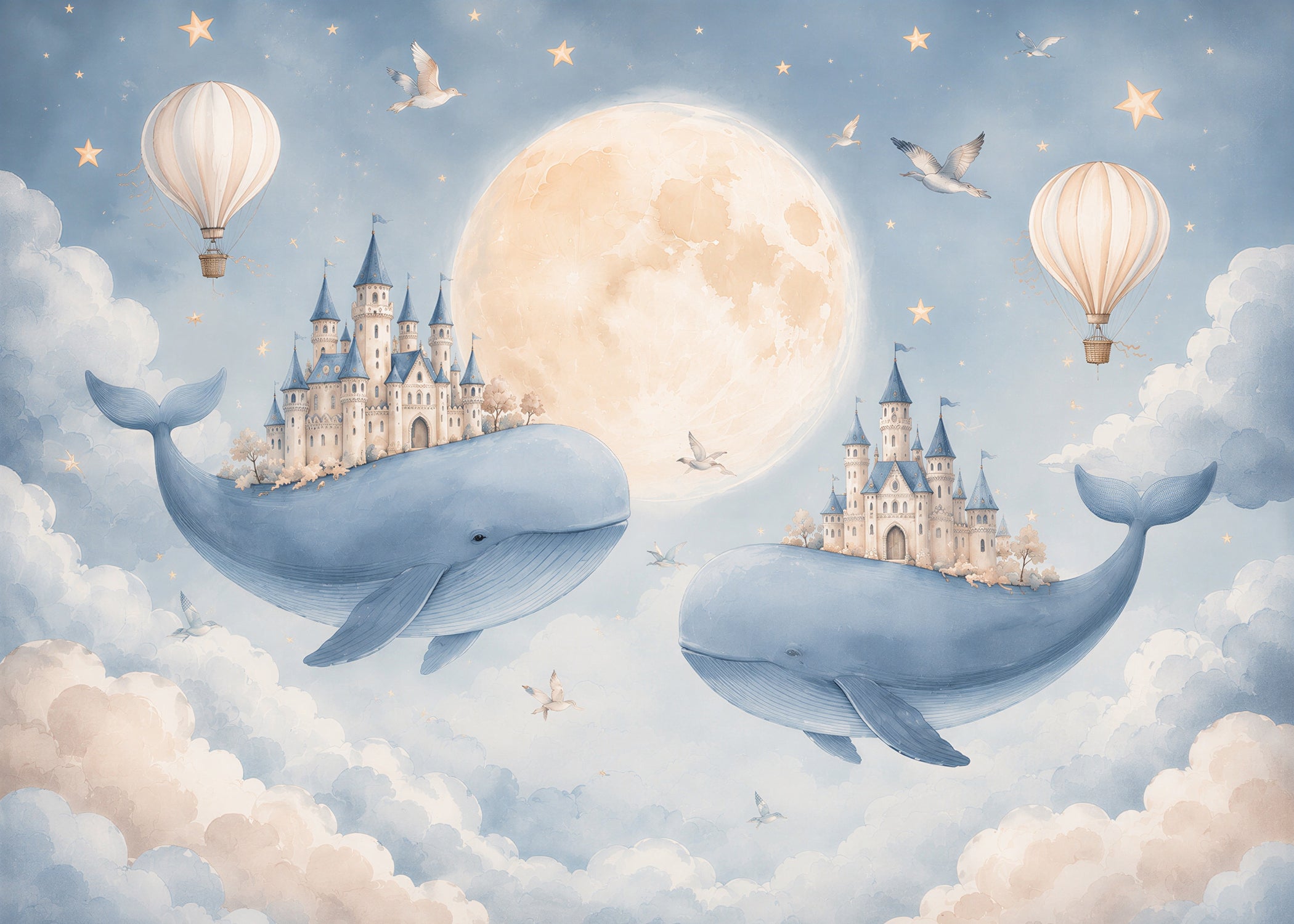 Luna Castle | Kids Series Wall Mural