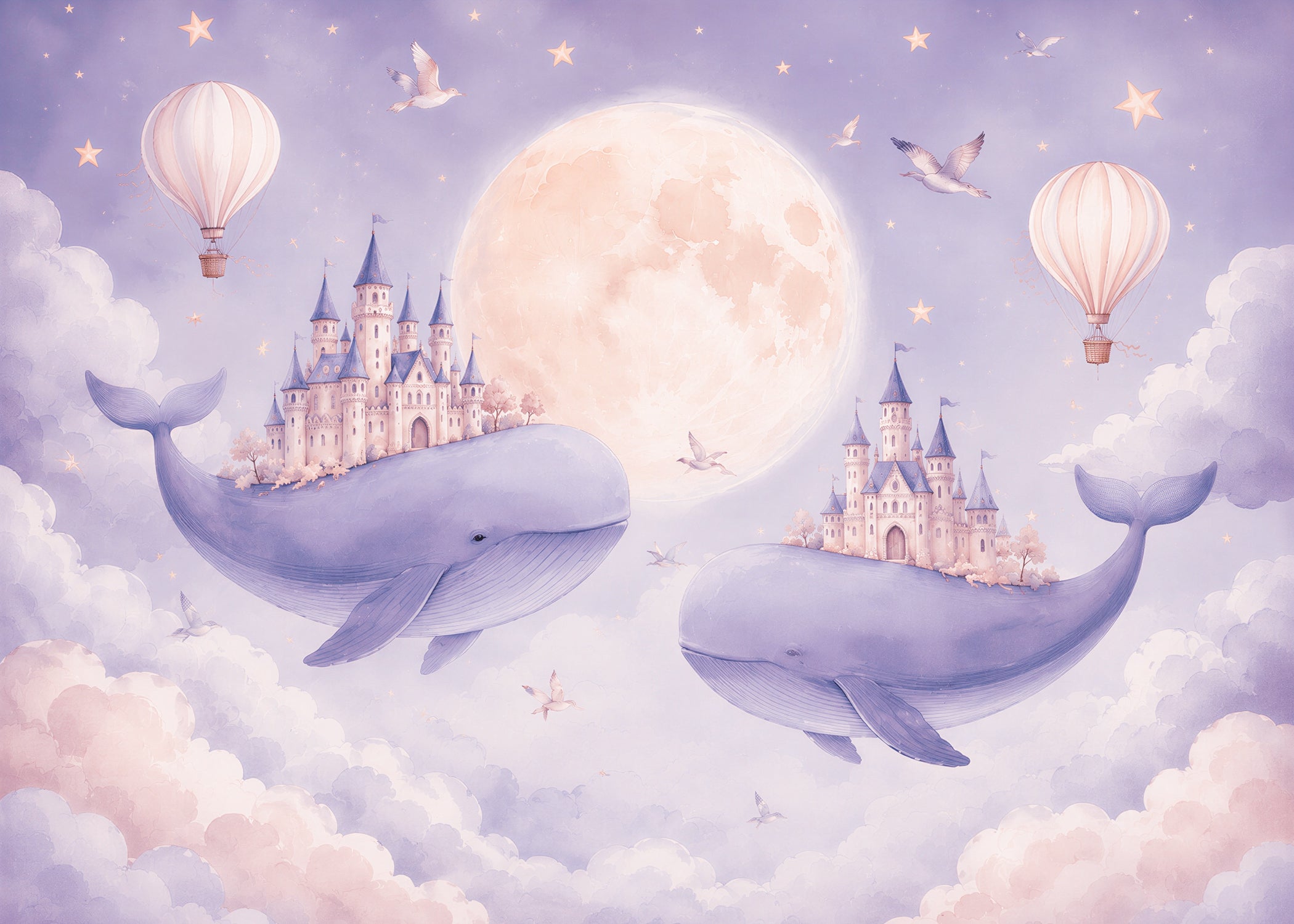 Luna Castle | Kids Series Wall Mural