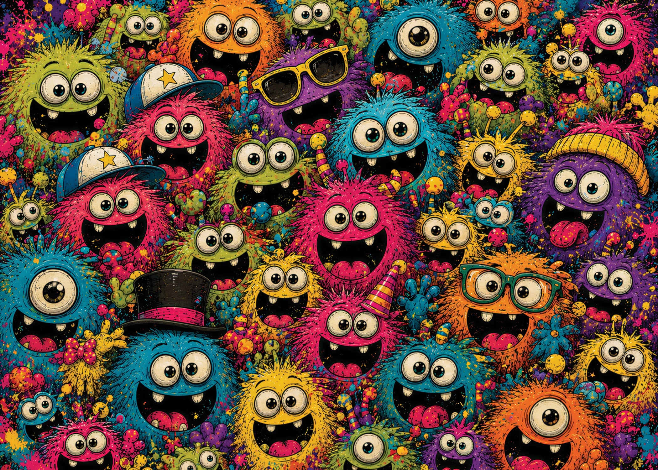 Monsterville | Kids Series Wall Mural