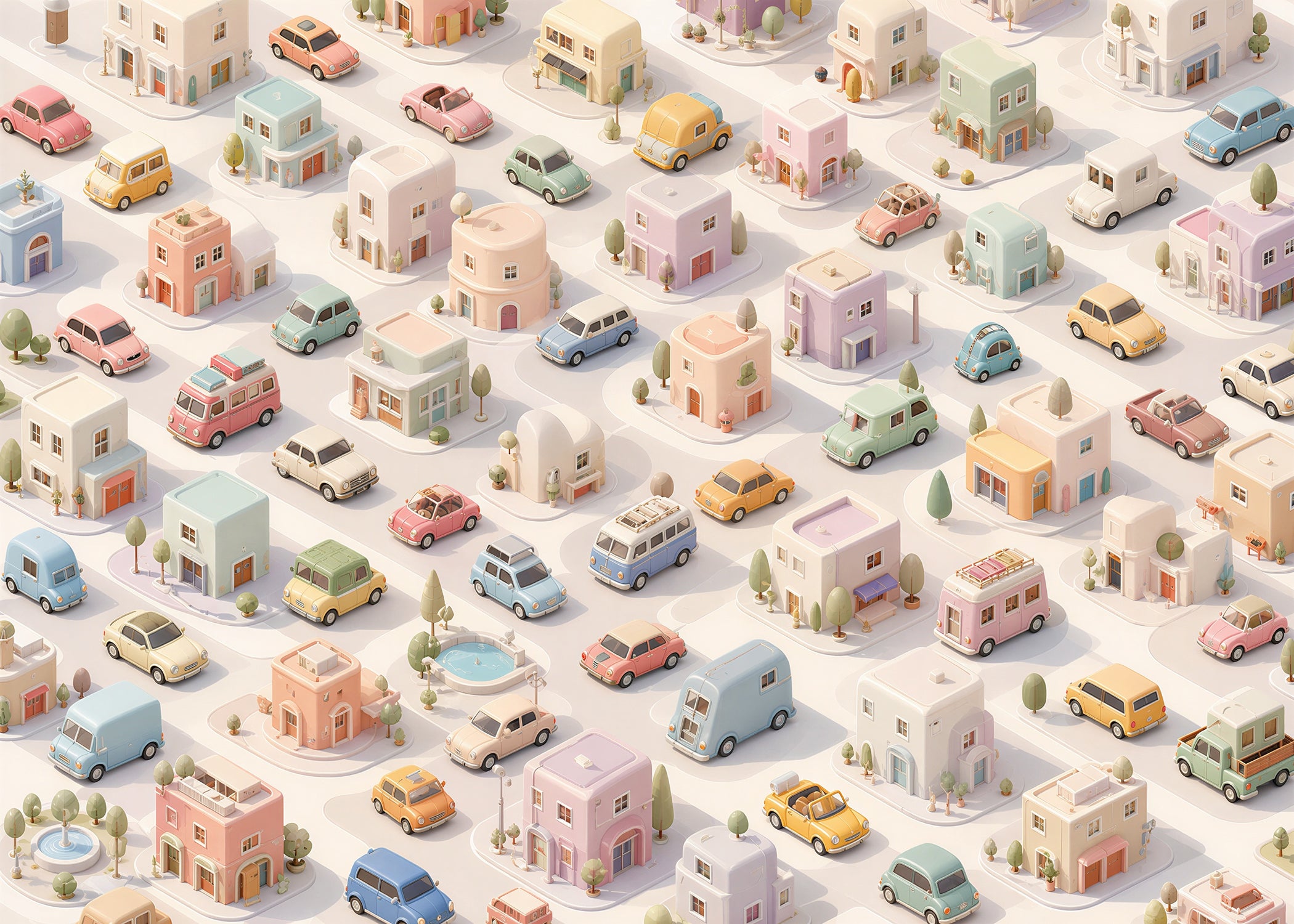Toytown | Kids Series Wall Mural