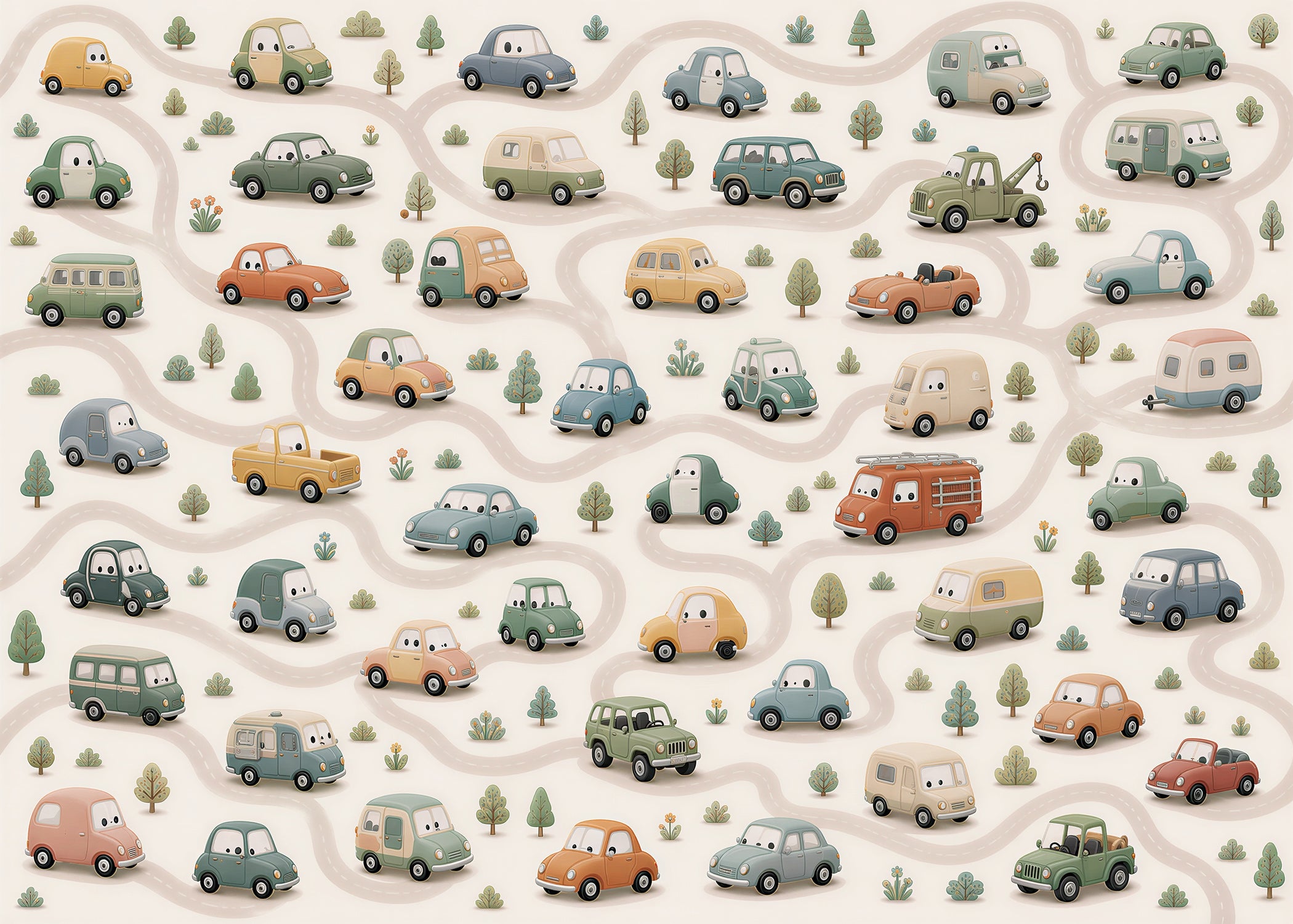 Tiny Trails | Kids Series Wall Mural