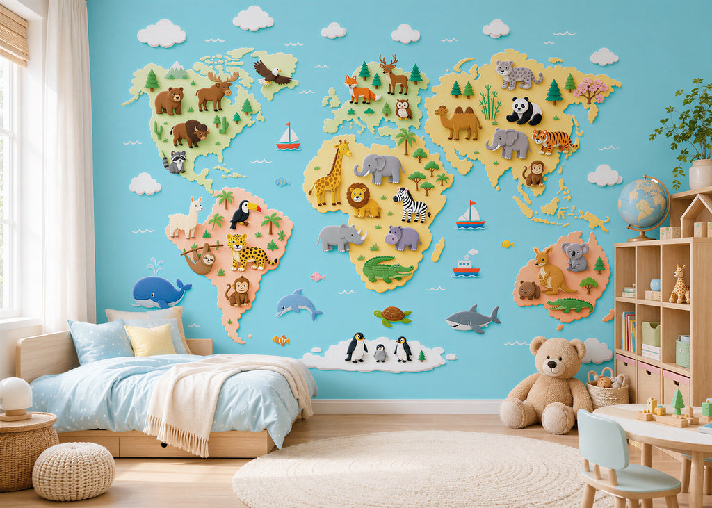 Wonder Atlas | Kids Series Wall Mural