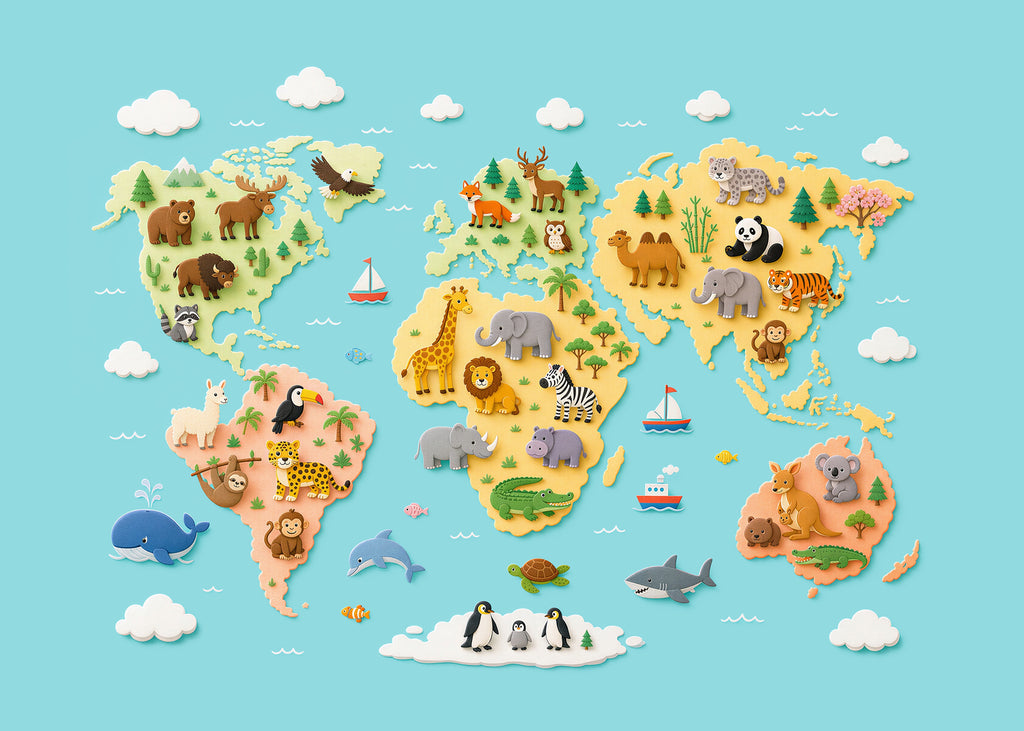 Wonder Atlas | Kids Series Wall Mural