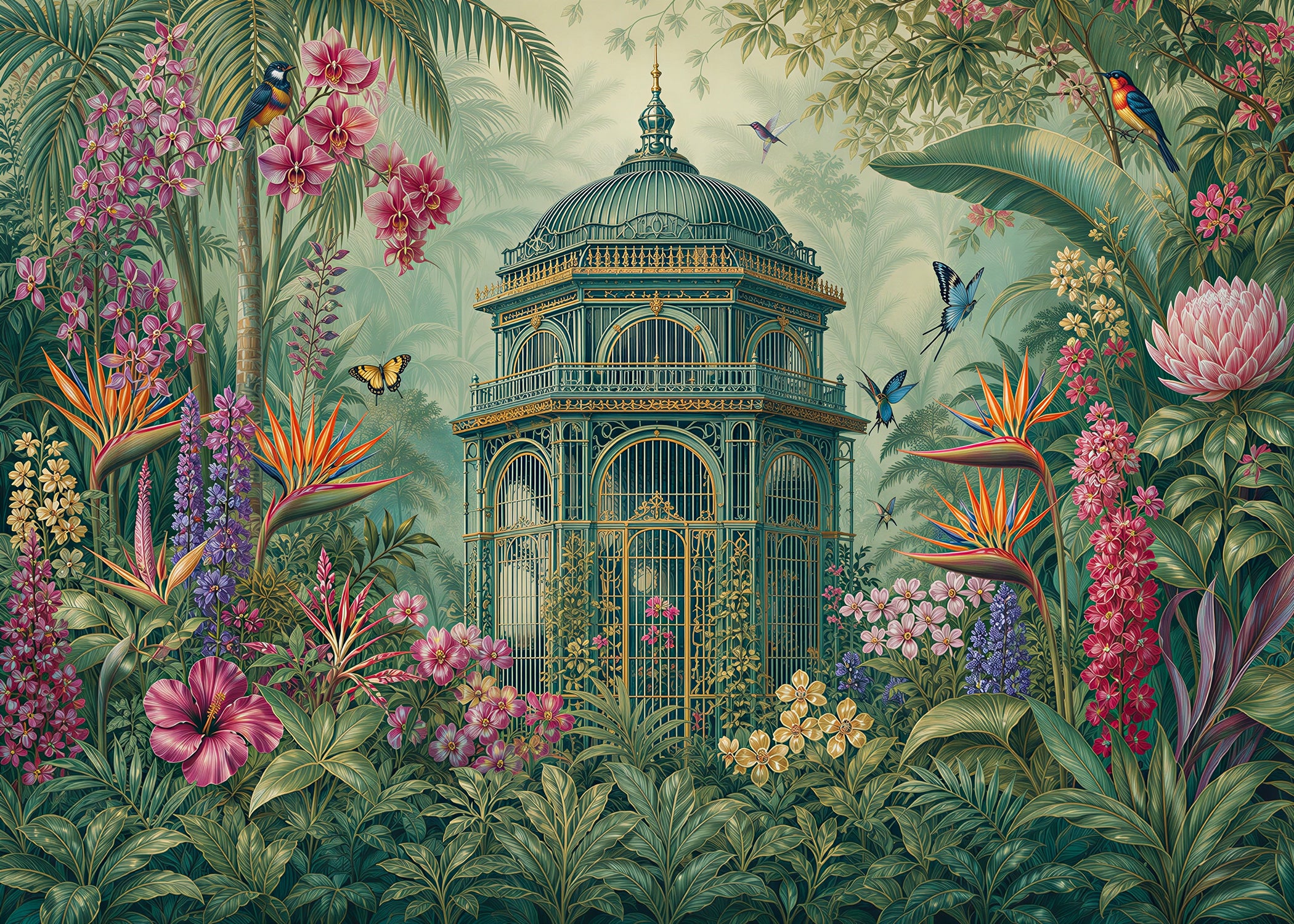 Orchidome | Tropical Series Wall Mural