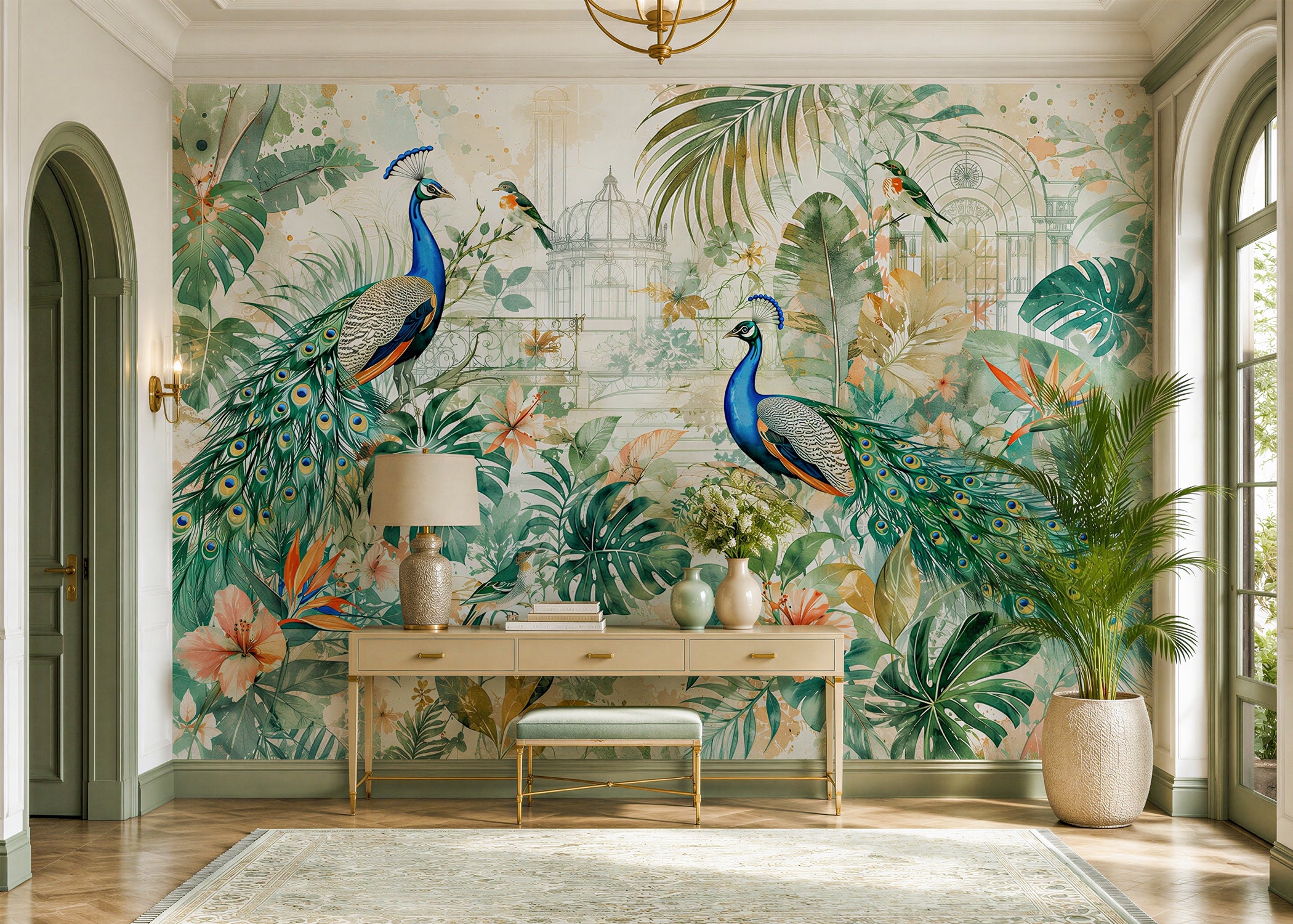 Peacora | Tropical Series Wall Mural