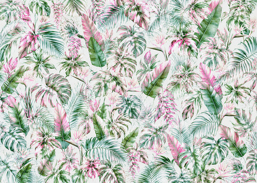 Blush Leaf | Tropical Series Wall Mural