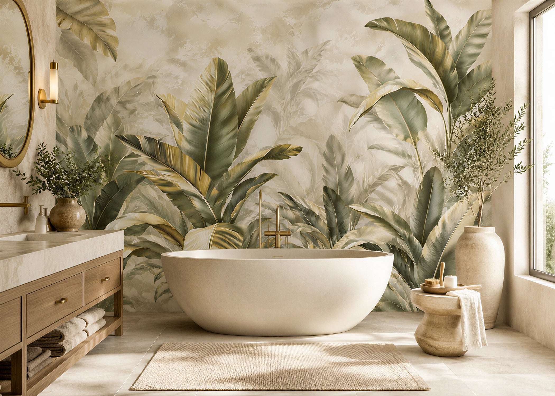 Soft Leaf | Tropical Series Wall Mural